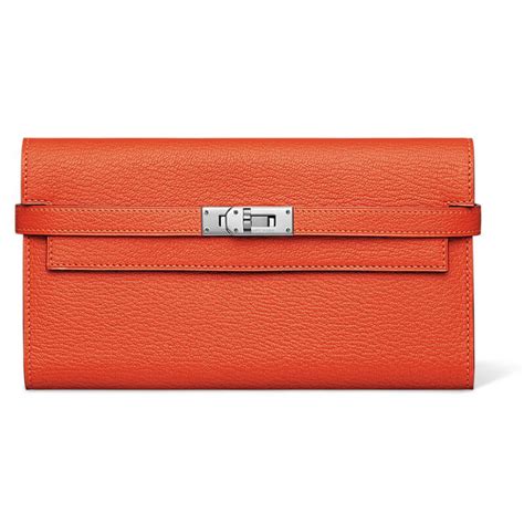 women hermes wallet|hermes kelly wallet price.